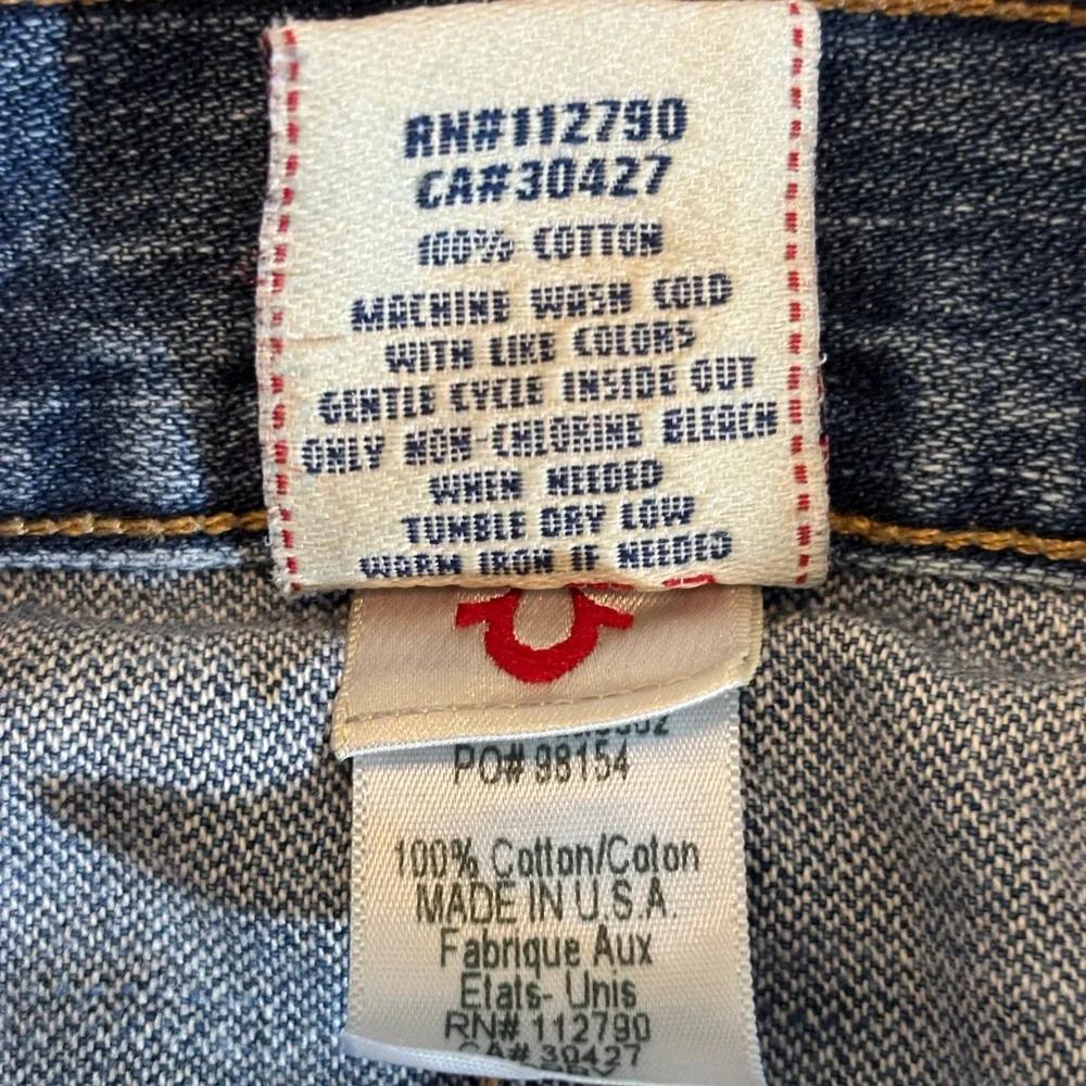 True Religion Men's Classic Indigo Straight Jeans